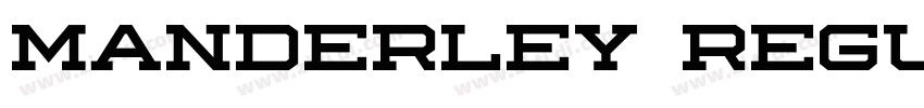 Manderley Regular字体转换 Manderley Regular字体转换